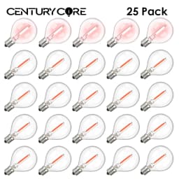Multicolor G40 Led Bulbs Outdoor E12 110V 220V String Light Replaceable Bulb Waterproof Colorful RGB Filament Decoration Light