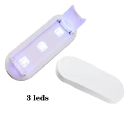 Mini Usb 6W Nail Drying Lamp Machine Portable 3 LED UV Manicure Lamp Nails USB Cable Home Use Nail Lamp Small Desk Drying Nail