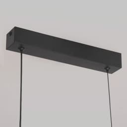 Contemporary Dining Room Pendant Light Sleek LED Arc Hanging Lamp Adjustable Brightness Energy Efficient Ideal for Kitchen Resta