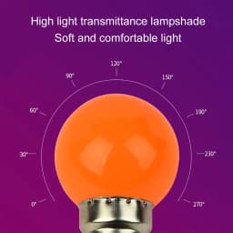 10 PCS Colorful G45 LED Bulb E27 3W 220V Red Blue Green Pink Yellow Orange Purple Warm RGB Blub Energy Saving Light Globe Lamp