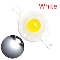 10Pcs DC 3V 3W High Power Light-Emitting Diode LEDs Chip SMD Lights Bead Emitter White Red Green Blue Yellow Bulb Diodes Lamps