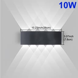 Modern Outdoor Wall Lamp Waterproof LED Wall Lamp AC85-265V 6W 10W Decoration Lamps For Bedroom Aisle Gallery Living Room