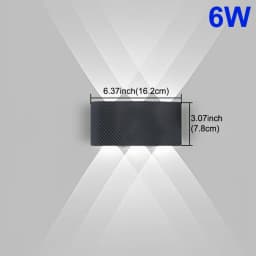 Modern Outdoor Wall Lamp Waterproof LED Wall Lamp AC85-265V 6W 10W Decoration Lamps For Bedroom Aisle Gallery Living Room
