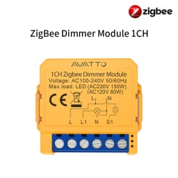 AVATTO WiFi/ZigBee Smart Dimmer Switch Module 1/2 Gang Dimmer Light Switch Module APP Remote Control For Tuya Alexa Google Home