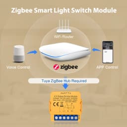 AVATTO WiFi/ZigBee Smart Dimmer Switch Module 1/2 Gang Dimmer Light Switch Module APP Remote Control For Tuya Alexa Google Home