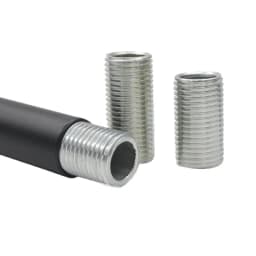 Lamp Tooth Tube Metal M10 Hollow Threaded Tube Galvanized Led Lamp Head Link Fixed Base Support Rod Lighting Accessories Screws