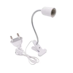 E27 360℃ Revolving Light Stand With 1.8m US EU Power Cord LED Lamp Holder UVA Heat Lamp Clip For Reptile Pet Turtle Back Light