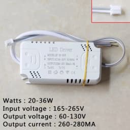 LED Driver Adapter For LED Lighting AC165-265V Non-Isolating Transformer For LED Ceiling Light Replacement 8-24W 30-50W 60-80W