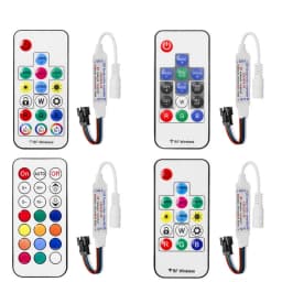 WS2815 Led Strip With14/17/21Keys Controller (WS2812B WS2813 Updated) RGB Individually Addressable Kits 30/60/144 Leds/M DC12V