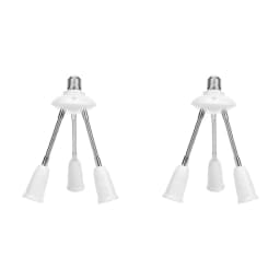 Universal E27 Lamp Base 85-285V Adjustable Tube LED Light Bulb Extension Lamp Holder 2/3/4/5Head Adapter Conversion Socket