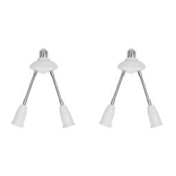 Universal E27 Lamp Base 85-285V Adjustable Tube LED Light Bulb Extension Lamp Holder 2/3/4/5Head Adapter Conversion Socket
