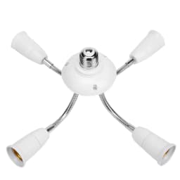 Universal E27 Lamp Base 85-285V Adjustable Tube LED Light Bulb Extension Lamp Holder 2/3/4/5Head Adapter Conversion Socket