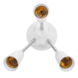 Universal E27 Lamp Base 85-285V Adjustable Tube LED Light Bulb Extension Lamp Holder 2/3/4/5Head Adapter Conversion Socket