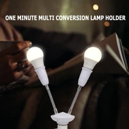 Universal E27 Lamp Base 85-285V Adjustable Tube LED Light Bulb Extension Lamp Holder 2/3/4/5Head Adapter Conversion Socket