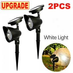 9/4 LED Solar LED Light Spotlights Outdoor IP65 Waterproof Lights Brightness Adjustable for Garden Backyard Driveway Patio Decor