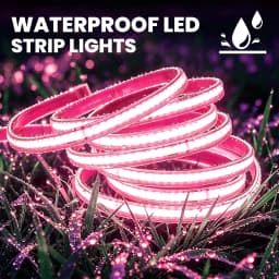 AC 230V COB Strip 240LEDs/M IP65 Waterproof Tape Adhesive With 2Pin Wire Cable 220V Cold Natural Warm White 10CM Can Be Cut