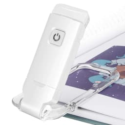 Book Light LED USB Rechargeable Reading Light Eye Protection Night Light Portable Clip Desk Light Bookmark Read Light