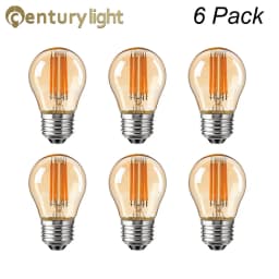 Vintage G45 Edison Led Light Bulb E27 4W 6W Filament Ball Lamp Warm White 2700K Amber Glass Dimmable Mini Globe Bulb For Pendant
