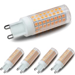 10Pcs G9 LED Corn Wick Bulbs 9W 15W 20W 25W 136 LEDs Ceramic Material No Flicker 110-220V Insertion Height Lighting Bulb