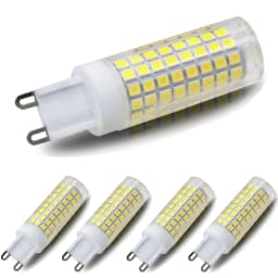 10Pcs G9 LED Corn Wick Bulbs 9W 15W 20W 25W 136 LEDs Ceramic Material No Flicker 110-220V Insertion Height Lighting Bulb