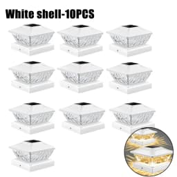 Outdoor Waterproof Villa Gate Fence Light Solar Light Outdoor Villa Column Lamp Fence Gate Pillar Head Led Lamp For House Garden