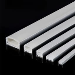 Waterproof LED Aluminum Profile Fixing Channel For Outdoor Neon Silicone Tube Strip Light Holder Recessed Linear Mounted Bracket