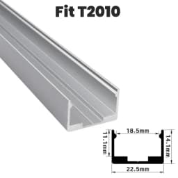 Waterproof LED Aluminum Profile Fixing Channel For Outdoor Neon Silicone Tube Strip Light Holder Recessed Linear Mounted Bracket
