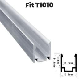 Waterproof LED Aluminum Profile Fixing Channel For Outdoor Neon Silicone Tube Strip Light Holder Recessed Linear Mounted Bracket