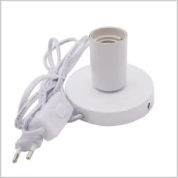 Polished Metal Desktop Lamp Base Night Light With Line Lamp Head E27 Lamp Socket Lamp Seat Table Bar Cafe Living Room Bedroom