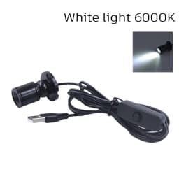 LED USB 5V 3W Led Spot Light Surface Mounted Cabinet Showcase Counter Jewelry Lamp Rotatable Angle Ceiling Mini Spotlight