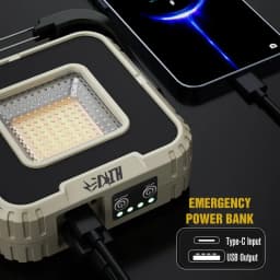 New Portable LED Spotlight 1000LM Super Bright 3000mAh LED Work Light Rechargeable Outdoor Camping Lamp Waterproof Working Light
