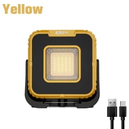New Portable LED Spotlight 1000LM Super Bright 3000mAh LED Work Light Rechargeable Outdoor Camping Lamp Waterproof Working Light