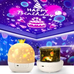 Night Lights Star Galaxy Projector Bedroom Ceiling Star Projector with 360 Rotating for Boys and Girls Birthday Christmas Gifts