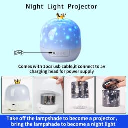 Night Lights Star Galaxy Projector Bedroom Ceiling Star Projector with 360 Rotating for Boys and Girls Birthday Christmas Gifts