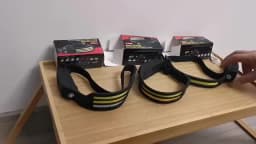 IR Motion Sensor Headlamp USB Rechargeable Headlight White/Yellow/Red Light 10 Modes Head Lamp Waterproof Head Light