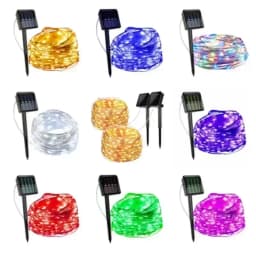 7M/12M/22/32M Solar Led Fairy Light Outdoor Festoon Led Waterproof Garland String Lights Christmas Party Garden Solar Lamp Decor