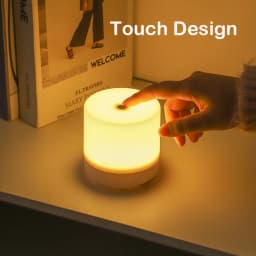 Creative USB Bedside Lamp Touch Dimming Table Lamp LED Night Light For Bedroom Dormitory College Student Book Reading Lamp 2026