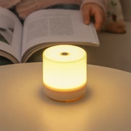 Creative USB Bedside Lamp Touch Dimming Table Lamp LED Night Light For Bedroom Dormitory College Student Book Reading Lamp 2026