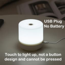 Creative USB Bedside Lamp Touch Dimming Table Lamp LED Night Light For Bedroom Dormitory College Student Book Reading Lamp 2026