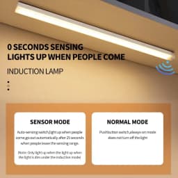 Rechargeable PIR Motion Sensor LED Bar Lights Human Infared Induction Night Light Portable Kitchen Cabinet Light 10/20/30/50cm