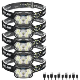 9 LED Strong Light Headlamp USB Rechageable Motion Sensor Headlight Portable Fishing Camping Outdoor Head Lamp Work Flashlight