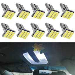 2/10 T10 W5W 12SMD 1206 Car Wedge White LED DC 12V Canbus No Error Decoder External Lights License Plate Lamp Corner Backup Led