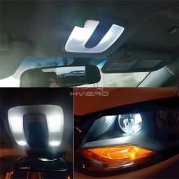 2/10 T10 W5W 12SMD 1206 Car Wedge White LED DC 12V Canbus No Error Decoder External Lights License Plate Lamp Corner Backup Led