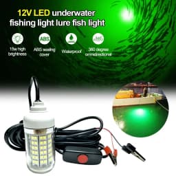 12V LED Fishing Trap Light 100W IP68 Lure Fish Finder Lamp 108 Leds 2835SMD Attracts Prawns Squid Krill 4 Colors LED Pool Lights