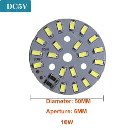 1Pcs DC5V Dimmable LED Chips SMD5730 LED Lamp USB Dimmer 2W 3W 5W 10W 30W Light Board White Warm Light with ON/OFF Switch Cable