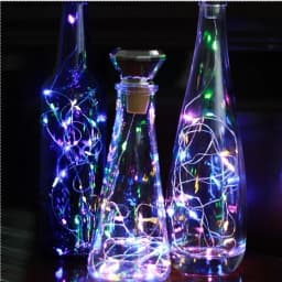 Solar Wine Bottle Lights LED String Lights Solar Fairy Lights Garland Christmas Decorations for Home Wedding Bar Decoration