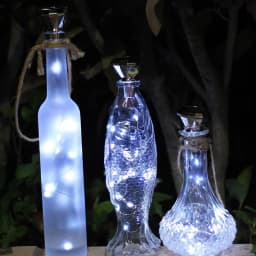 Solar Wine Bottle Lights LED String Lights Solar Fairy Lights Garland Christmas Decorations for Home Wedding Bar Decoration