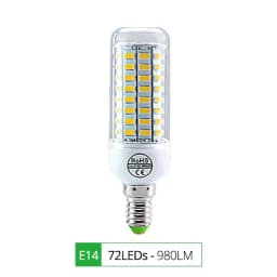 LED Corn Lamp 220V E14 E27 Bulb Lamp Strong Light 2700K 6500K Corn Bulb Light 2835SMD 360 Beam Angle Replace Halogen Lighting