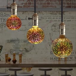 LED 3D Edison Lights Bulb E27 AC220V Vintage Christmas Ampoule Decor Bulb Colorful LED Lamp For Home Living Room Indoor Lighting