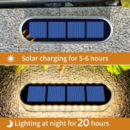 Quality Solar LED Deck Lights Outdoor Step Light Waterproof IP68 Solar Deck Lights Stick on Lights for Step Stairs Driveway